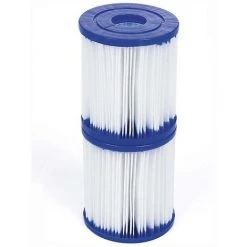 LLOVE L'élément Filtrant De La Pompe De Filtre De Piscine Convient Aux Accessoires De Filtre Bestway I Et Est Compatible Avec La Pompe De Filtre 300 330 (2 Pièces)