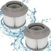 FLYME 2 Pcs Filtre Cartouche, Cartouches De Filtre De Piscine,Cartouche Filtration Standard Et Vissées, Filtre Pour Baignoire,Piscine -Pompe et filtre de piscine Soldes 67808736 1