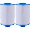 QERSTA Cartouche De Filtre De Spa , Pour Filtre À Remous Pleatco Pww50 , Filtre De Spa Pour Filtre De Remplacement Unicel 6Ch-940 Spa Business Whirlpool (2 Pièces） -Pompe et filtre de piscine Soldes 67872566 1