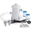 SUPERSELLER Jardin Piscine Pompe De Filtration De Piscine 330 GPH Pompe à Eau électrique Pour Pataugeoire Avec 2 Cartouches De Filtre De Piscine Pompes De Piscine Hors Sol Petite Pompe De Filtration De Piscine -Pompe et filtre de piscine Soldes 67873421 1