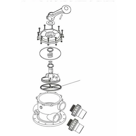 QERSTA Joint Étoile De Vanne Multivoies Joint De Filtre À Sable De Piscine Joint De Filtre De Piscine Vannes 12.8cm 4 QERSTA Joint Étoile De Vanne Multivoies Joint De Filtre À Sable De Piscine Joint De Filtre De Piscine Vannes 12.8cm – Image 2