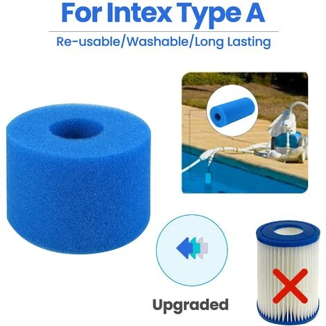 FLYME Éponge Filtrante Type A, Lot De 4 Filtres De Piscine, Filtre Éponge Cartouche, Mousse Pour Filtre Piscine, Réutilisables Et Lavables, Pour Spa, Piscine 7 FLYME Éponge Filtrante Type A, Lot De 4 Filtres De Piscine, Filtre Éponge Cartouche, Mousse Pour Filtre Piscine, Réutilisables Et Lavables, Pour Spa, Piscine â Image 5