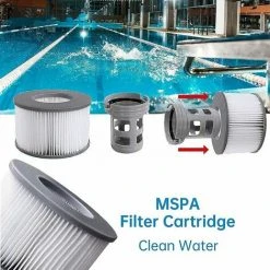 QERSTA Filtres De Rechange Pour Mspa Cartouche Filtrante,pour Sous-Marins Et Spa Chauds,Convient Pour Tous Les Jacuzzis Actuels,pour Piscines Gonflables - Modèle à Partir De 2020 (4pièces) 10 QERSTA Filtres De Rechange Pour Mspa Cartouche Filtrante,pour Sous-Marins Et Spa Chauds,Convient Pour Tous Les Jacuzzis Actuels,pour Piscines Gonflables - Modèle à Partir De 2020 (4pièces) -Pompe et filtre de piscine Soldes 68096516 4