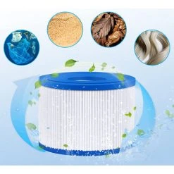 OYLDA Élément Filtrant De Type VI Pour Tous Les éléments Filtrants De Piscine Lay-Z-Spa Filtre De Pompe 4 Filtres 9 OYLDA Élément Filtrant De Type VI Pour Tous Les éléments Filtrants De Piscine Lay-Z-Spa Filtre De Pompe 4 Filtres -Pompe et filtre de piscine Soldes 68139369 3