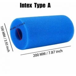 BRIDAY Lot De 2 Filtres De Type A éponge Filtre De Piscine Filtre En Mousse Lavable Réutilisable -Pompe et filtre de piscine Soldes 68146569 5