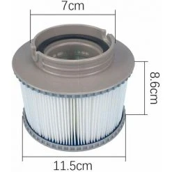 BRIDAY 2 Filtres De Rechange Pour MSPA FD2089, Pompes à Cartouche Pour Tous Les Spas Actuels -Pompe et filtre de piscine Soldes 68146610 5