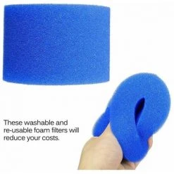 FLYME Éponge Filtrante Type S1 Filtres De Piscine En Mousse, Cartouche Filtrante RéUtilisable Pour Intex Type S1, Mousse Pour Piscine, Aquarium, Spa(4 Pièces) 11 FLYME Éponge Filtrante Type S1 Filtres De Piscine En Mousse, Cartouche Filtrante RéUtilisable Pour Intex Type S1, Mousse Pour Piscine, Aquarium, Spa(4 Pièces) -Pompe et filtre de piscine Soldes 68199593 5