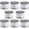 YOOUYIDA Lot De 8 Filtres De Rechange Pour MSPA FD2089- Cartouche Filtrante Pour Piscine Gonflable MSPA - Version Améliorée - Convient Pour Tous Les Actuels, Filtres De Rechange -Pompe et filtre de piscine Soldes 68297644 1
