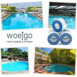 12 Pièces Filtre Pompe Gonflable Source Chaude Piscine élément Filtrant Accessoires De Remplacement élément Filtrant HANBING -Pompe et filtre de piscine Soldes 68323618 4