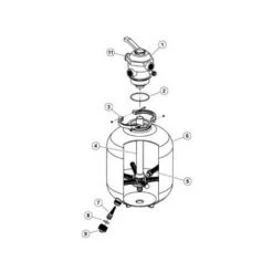 PISCINE CENTER O'CLAIR Sable/gravier 250 Kg -Pompe et filtre de piscine Soldes 7723498 3