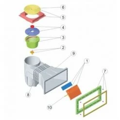 ASTRALPOOL Skimmer Gris Anthracite Pour Piscine Béton Et Liner 8 ASTRALPOOL Skimmer Gris Anthracite Pour Piscine Béton Et Liner -Pompe et filtre de piscine Soldes 7723605 3