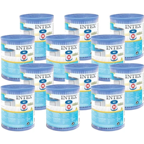 12 Cartouches De Filtration H - Intex - Blanc 3 12 Cartouches De Filtration H - Intex - Blanc