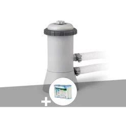 Epurateur à Cartouche Intex C1000 2,7 M³/h + 6 Cartouches A - Gris